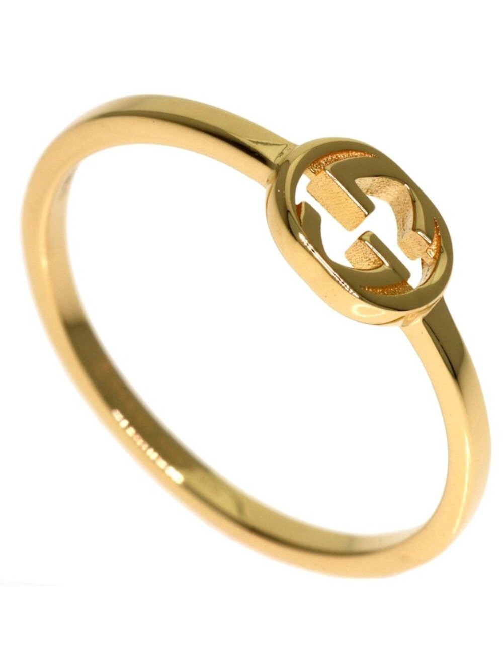 Gucci Interlocking G Ring 18k Yellow Gold